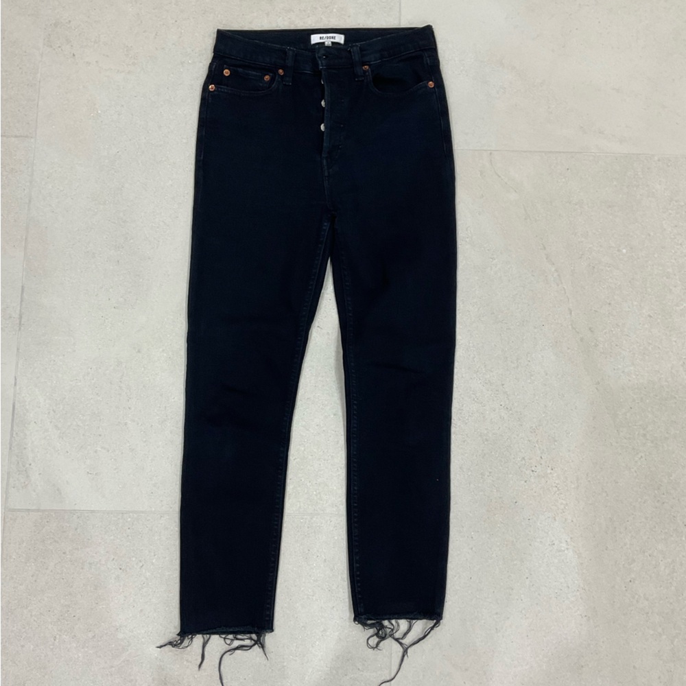 Re/Done Comfort Stretch High-Rise Stovepipe